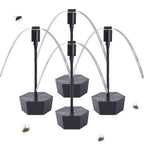 Portable Table Fan with Dual Power and Retractable Design for Fly Deterrent All Vera Mart