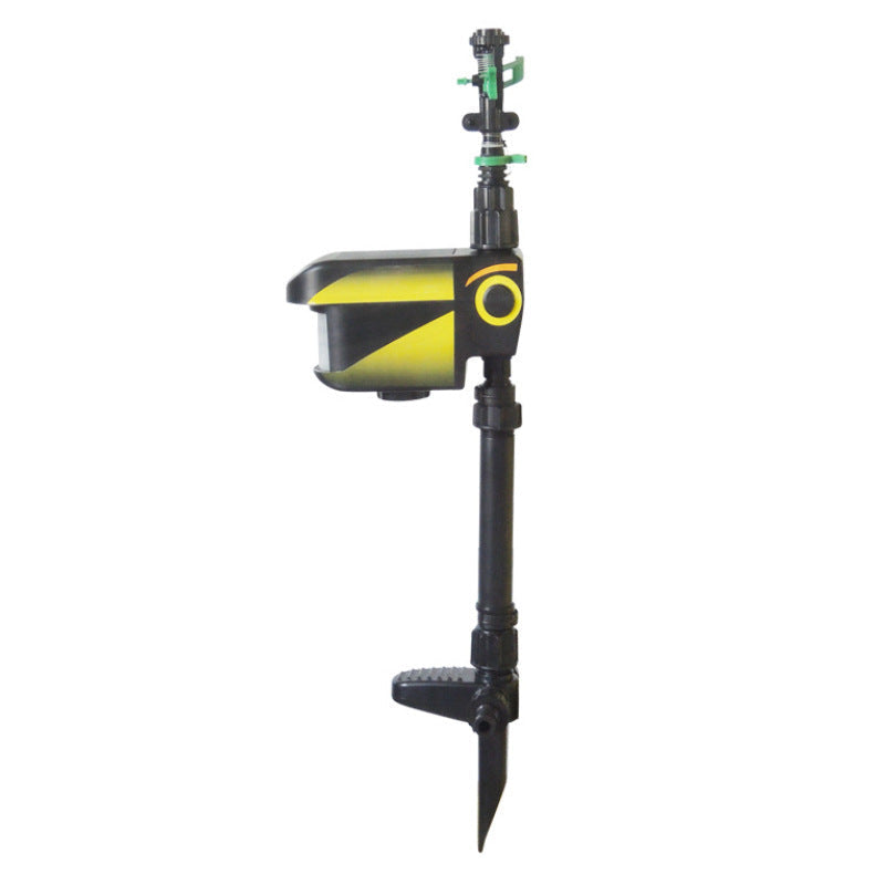 Solar Powered Motion Activated Sprinkler with 300 Degree Coverage for Garden Deer Deterrent All Vera Mart