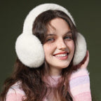 Foldable Plush Earmuffs with Detachable Fabric and Secure Fit for Winter All Vera Mart