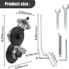 Electric Drill Metal Cutter Attachment Sheet Metal Cutter Drill Attachment Electric Drill Plate Cutter Attachment Electric Drill Shears Nibbler Attachment Portable Drill Metal Sheet Cutter for Cutting Thin Iron Thin White Sheet Steel Aluminum allveramart