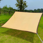 UV Blocking Patio Shade Sail with Breathable Mesh Weave and Metal Grommets All Vera Mart