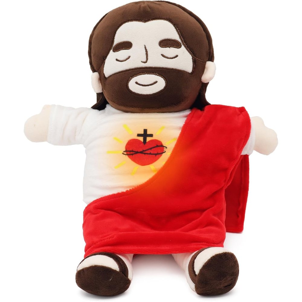 Breathing Plush Toy with Soft Lighting and Calming Sounds, 12 Inches All Vera Mart