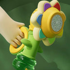 Automatic Bubble Machine with Rotating Flower Head and 7-Color LED Lights All Vera Mart