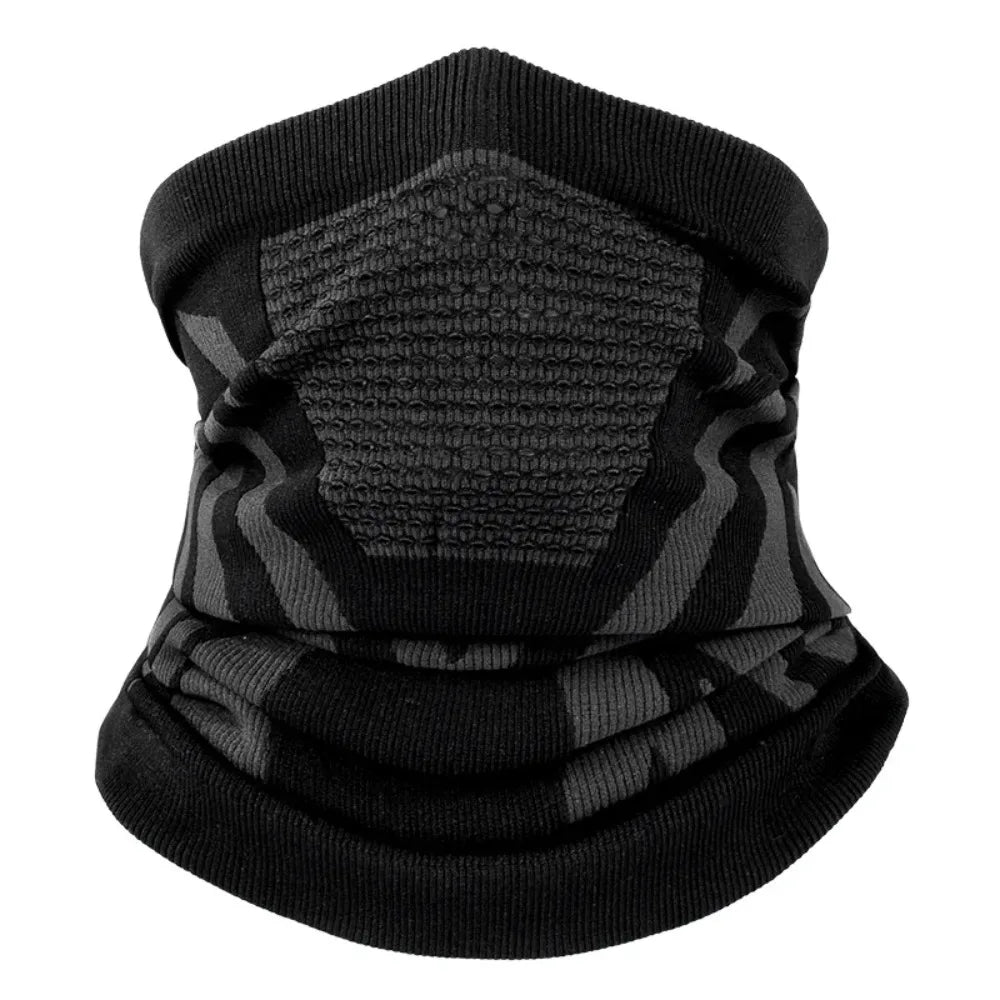 Thermal Neck Gaiter with Inverted Triangle Breathing Zone and Dual Layer All Vera Mart