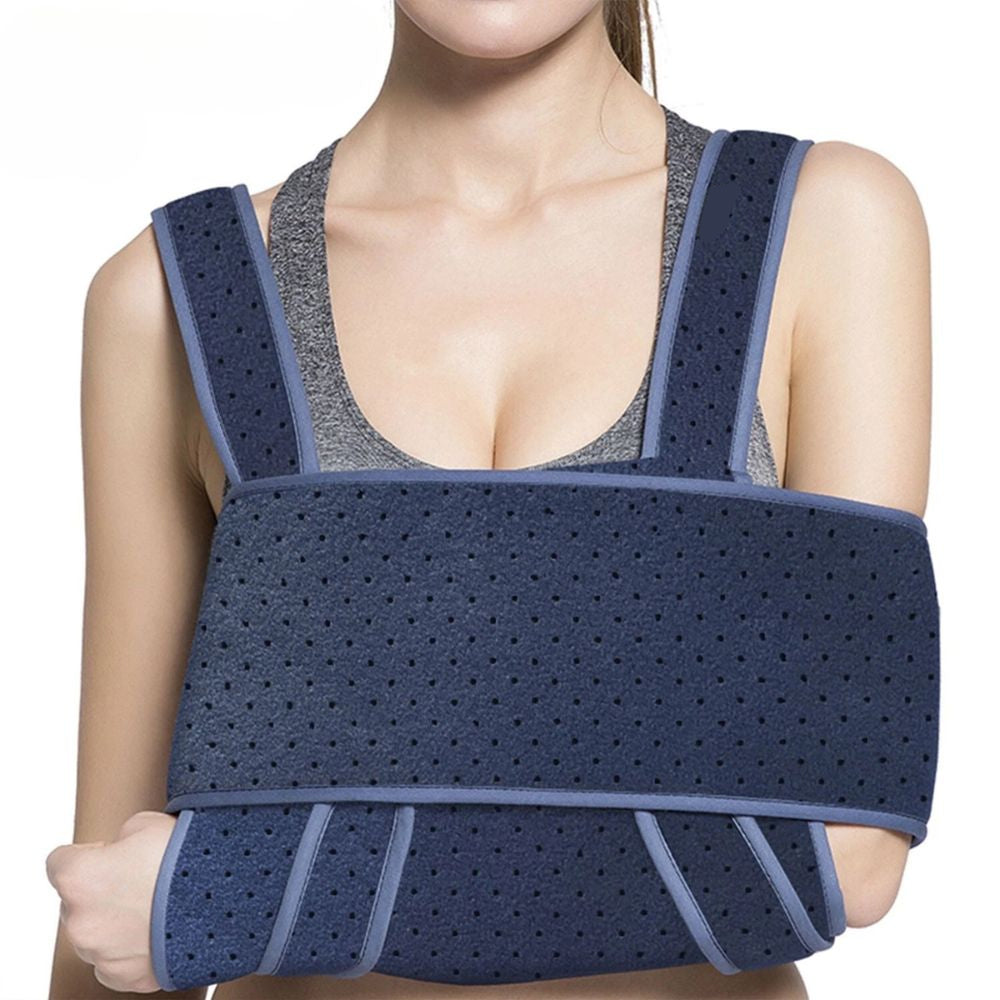 Adjustable Arm Sling with Storage Pouch and Breathable Fabric All Vera Mart