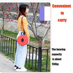 Adjustable Folding Stool with Clasp Locking System and Carry Strap, 440lb Capacity All Vera Mart