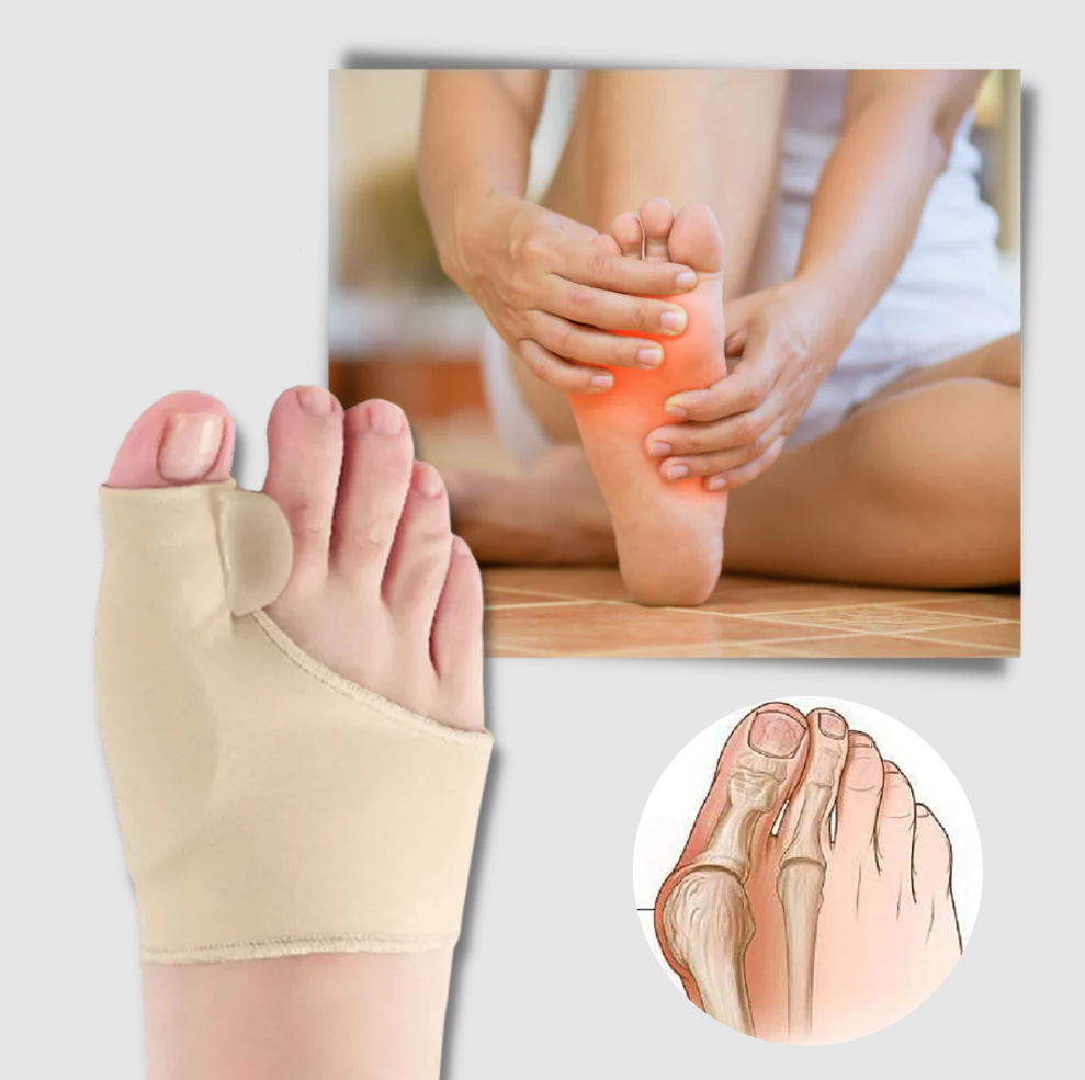 Toe Separator with Silicone Gel Pad and Breathable Elastic Fabric All Vera Mart