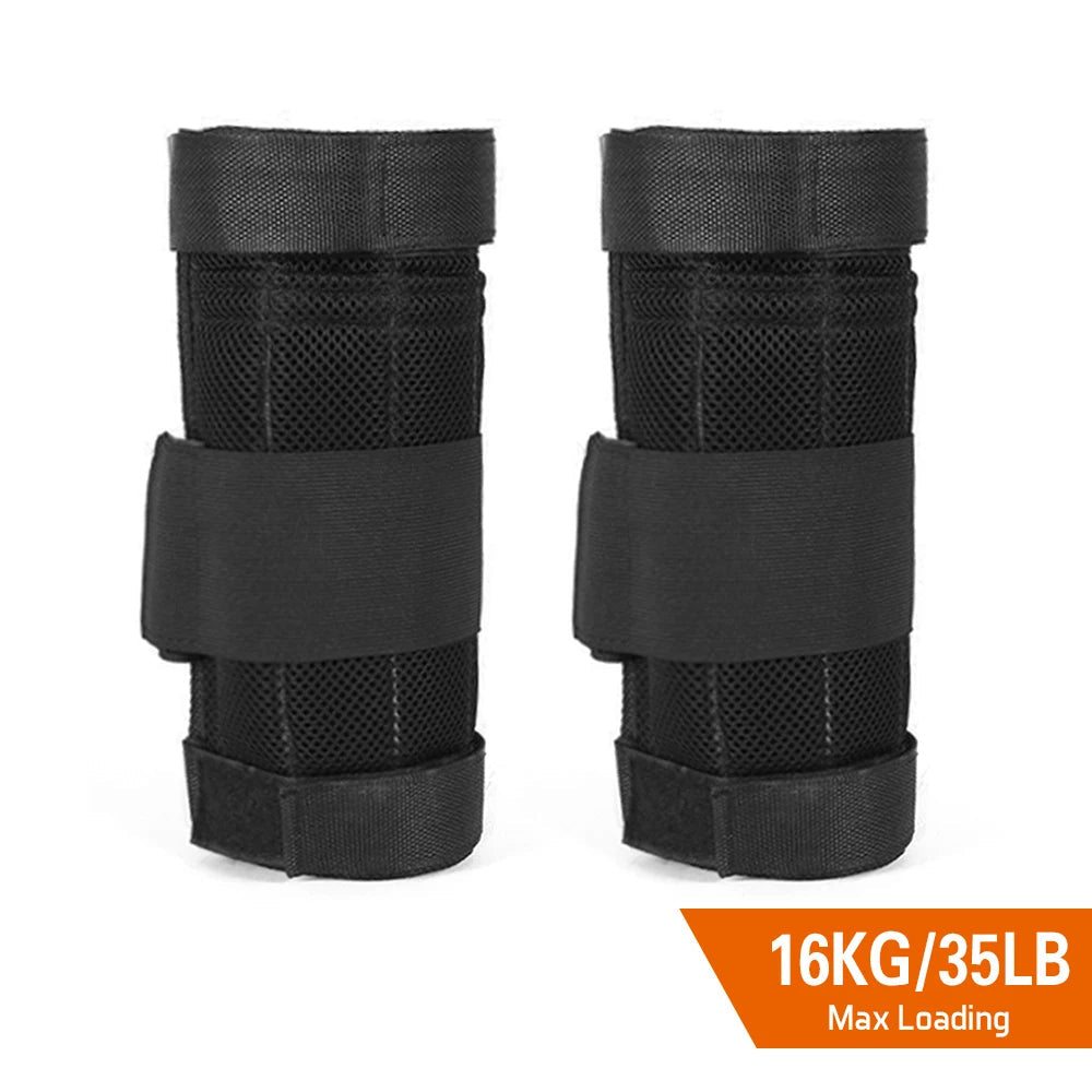 Adjustable Ankle Weights with Removable Inserts and Adhesive Strap, 35.2 lbs Max All Vera Mart
