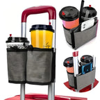 Luggage Drink Holder with Adjustable Cup Opening and Stretchable Band All Vera Mart