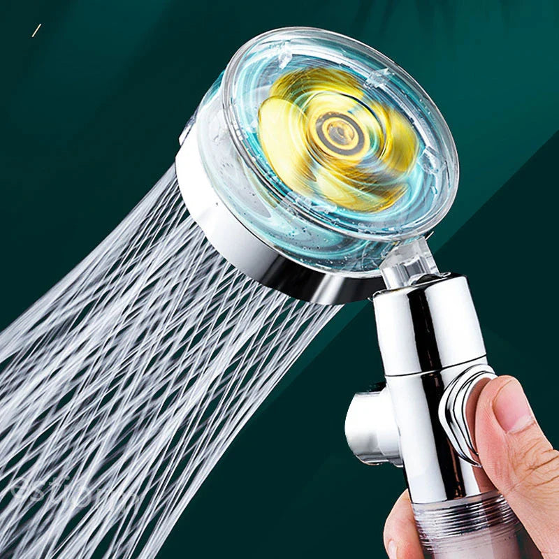 High-Pressure Shower Head with 260 Nozzles and 360-Degree Rotation All Vera Mart