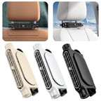 Dual Rotating Backseat Fan with Three Speed Settings and Headrest Mount All Vera Mart