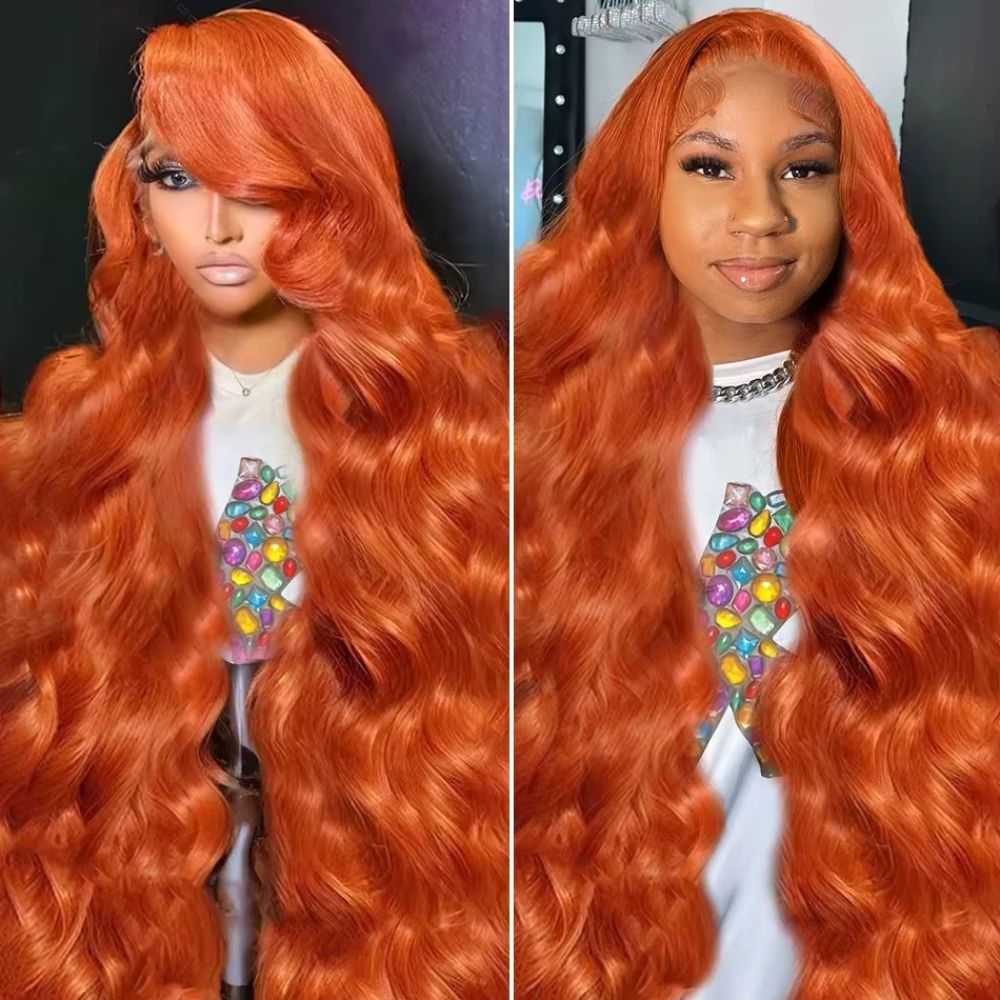 Ginger Body Wave Lace Front Wig with Pre Plucked Hairline and Adjustable Straps All Vera Mart