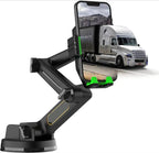 Truck Phone Holder Mount Heavy Duty Truck Dashboard Windshield Long Anti-Shake Smartphone Stand allveramart