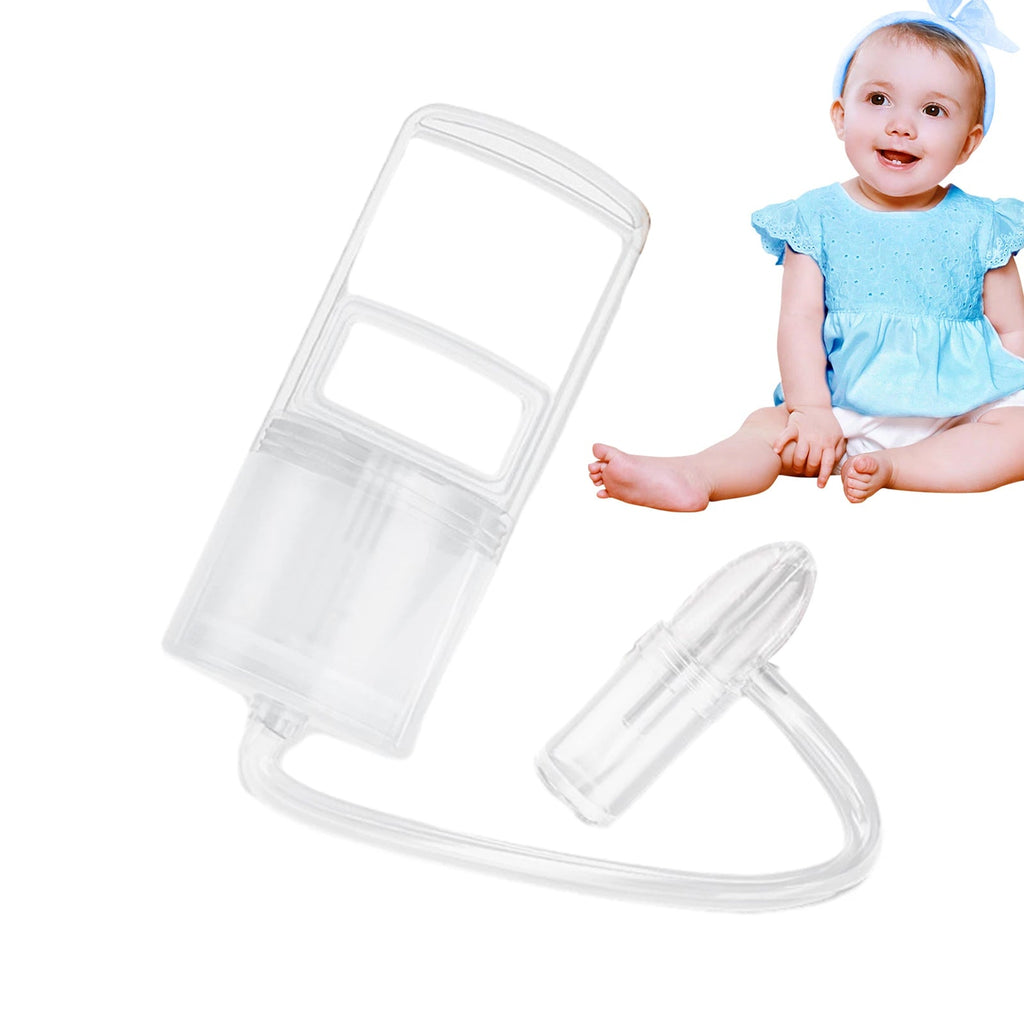 Manual Nasal Suction Tool with Soft Silicone Tip and Anti Reflux Valve for Infants All Vera Mart