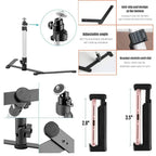 LED Ring Light with Tripod Stand and Universal Phone Holder, USB Powered All Vera Mart