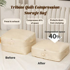 Compression Storage Bag with Built-In Zipper and Reinforced Handles for Bulky Textiles All Vera Mart