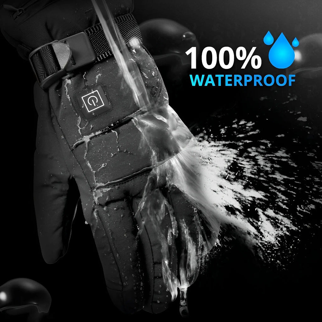 USB Heated Gloves with Quick Heat and Three Power Levels, Water Resistant All Vera Mart