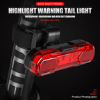 Bicycle Light Set with 1000 Lumen Front Beam and Rear Alert Light All Vera Mart