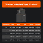 Women's Heated Vest with 6 Heating Zones and 3 Temperature Levels, Machine Washable All Vera Mart