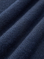 Button Front Pullover Sweater with Shift Fit and Metal Fasteners All Vera Mart
