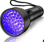 51 LED UV Flashlight for Pet Stain Detection with Aluminum Body and Lanyard All Vera Mart