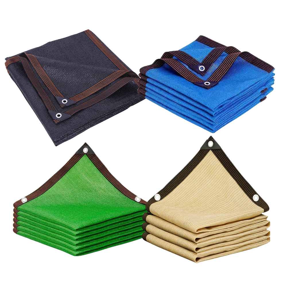 UV Blocking Patio Shade Sail with Breathable Mesh Weave and Metal Grommets All Vera Mart