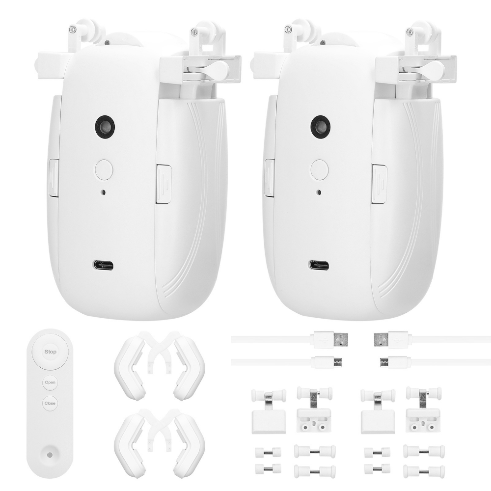 Motorized Curtain Opener with Remote Control and Smart Home Integration All Vera Mart