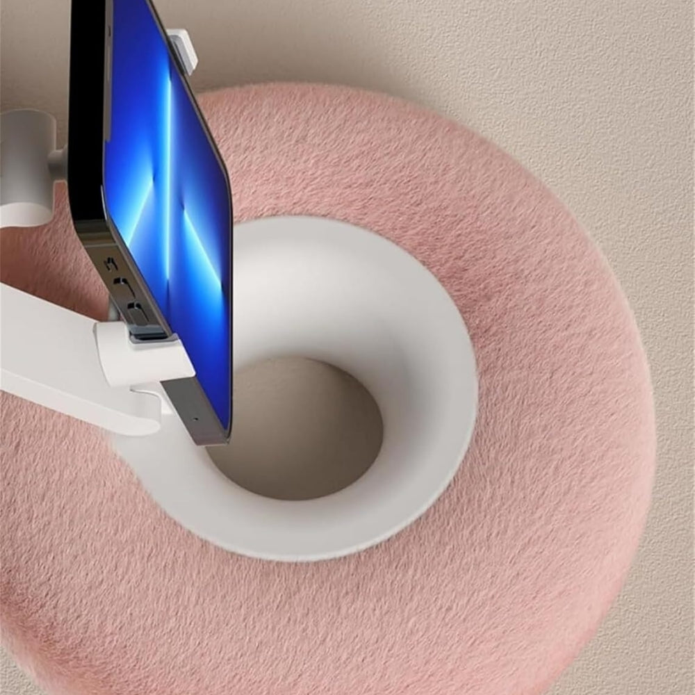 Pillow Phone Holder with Adjustable Slot and Detachable Snack Bowl All Vera Mart