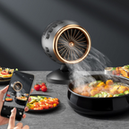 Portable Range Hood with Adjustable Height and 3-Speed Suction for Indoor Cooking All Vera Mart