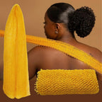 Nylon Exfoliating Body Scrubber with 25.6 Inch Stretch Length and Open Weave Design All Vera Mart