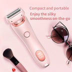 Cordless Electric Shaver with Dual Blade Heads and Waterproof Design, 120-Minute Runtime All Vera Mart