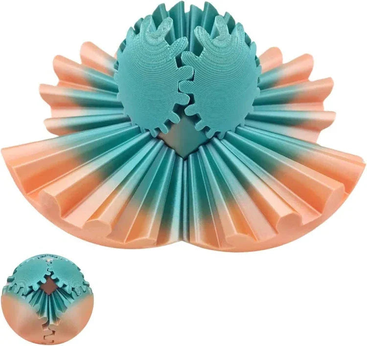 Rotating Fidget Gear Ball with Interlocking Gears and Smooth Motion All Vera Mart