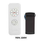 Ceiling Fan and Light Remote Control with 65 Foot Range and Dual Speed Settings All Vera Mart