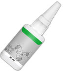 Instant Setting Adhesive for Ceramics, Glass, and Multi-Materials with Clear Finish All Vera Mart