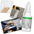 Instant Setting Adhesive for Ceramics, Glass, and Multi-Materials with Clear Finish All Vera Mart
