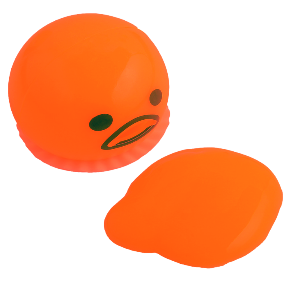 Vomiting Egg Toy with Slime Launcher and Suction Mechanism, Pocket Sized All Vera Mart