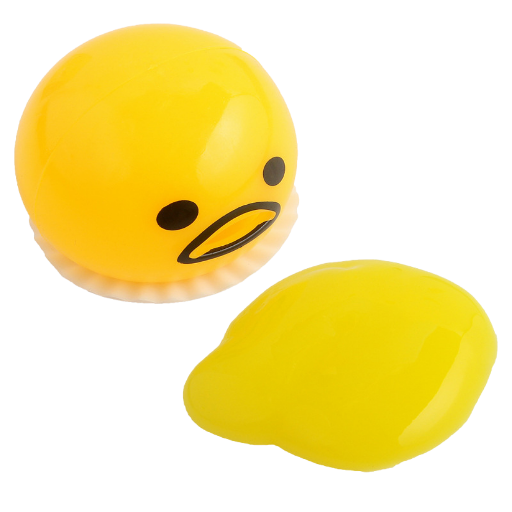 Vomiting Egg Toy with Slime Launcher and Suction Mechanism, Pocket Sized All Vera Mart