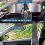 Magnetic Car Window Shades with UV Protection and Heat Insulation All Vera Mart
