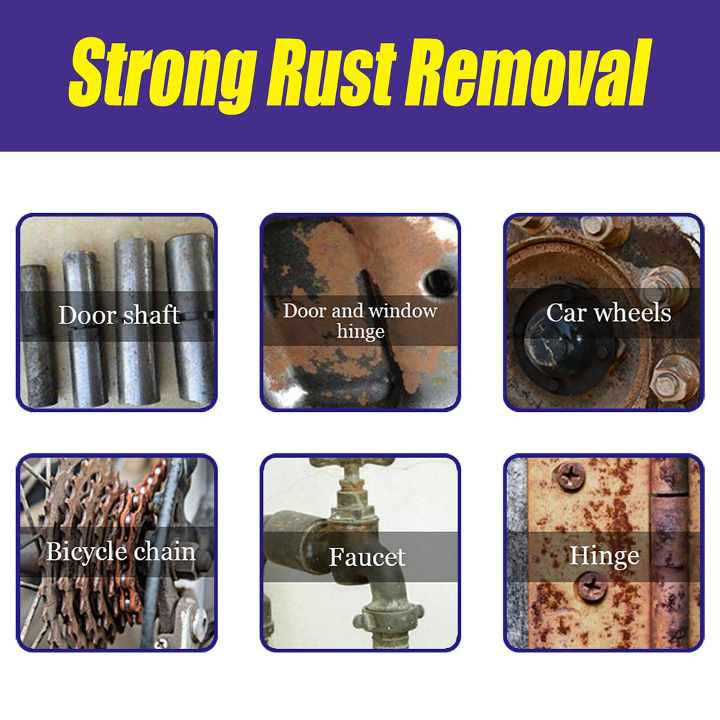 Iron Particle Remover Gel with Purple Indicator and Spray Nozzle for Vehicles All Vera Mart