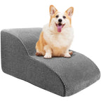 Pet Ramp Stairs with High Density Foam and Velvet Surface for Beds All Vera Mart