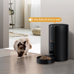 Automatic Pet Feeder with Voice Recording and Portion Control for Cats and Dogs All Vera Mart