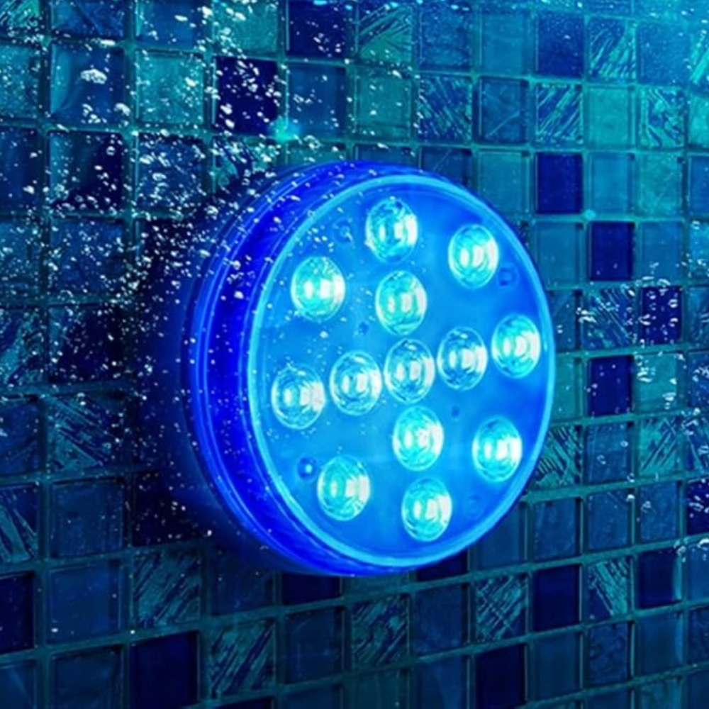 Submersible Pool Light with Remote Control and Multi-Color LED, Battery Powered All Vera Mart