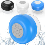 Waterproof Wireless Speaker with Suction Cup Mount and Hands-Free Calling, 10-Hour Battery All Vera Mart
