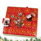Advent Puzzle Calendar with 24 Daily Boxes and Reference Poster, 1008 Pieces All Vera Mart