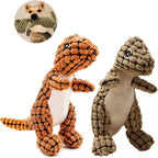 Dinosaur Toy with Corn Wool Construction and Molded Details, Indoor Outdoor Play All Vera Mart