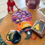 Felt Board for Halloween Scenes with 50 Plus Reusable Pieces All Vera Mart