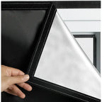 Blackout Window Film with Static Cling and Trim-to-Fit Design, Squeegee Included All Vera Mart