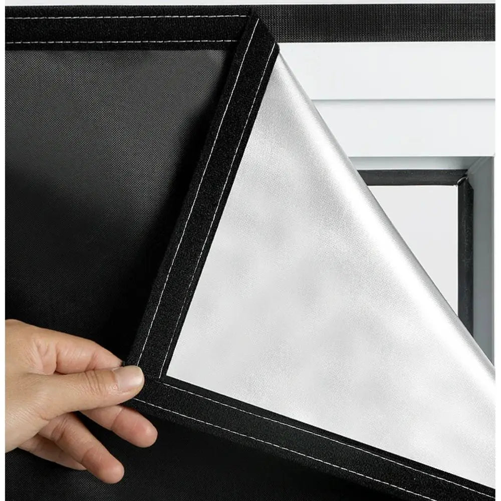 Blackout Window Film with Static Cling and Trim-to-Fit Design, Squeegee Included All Vera Mart
