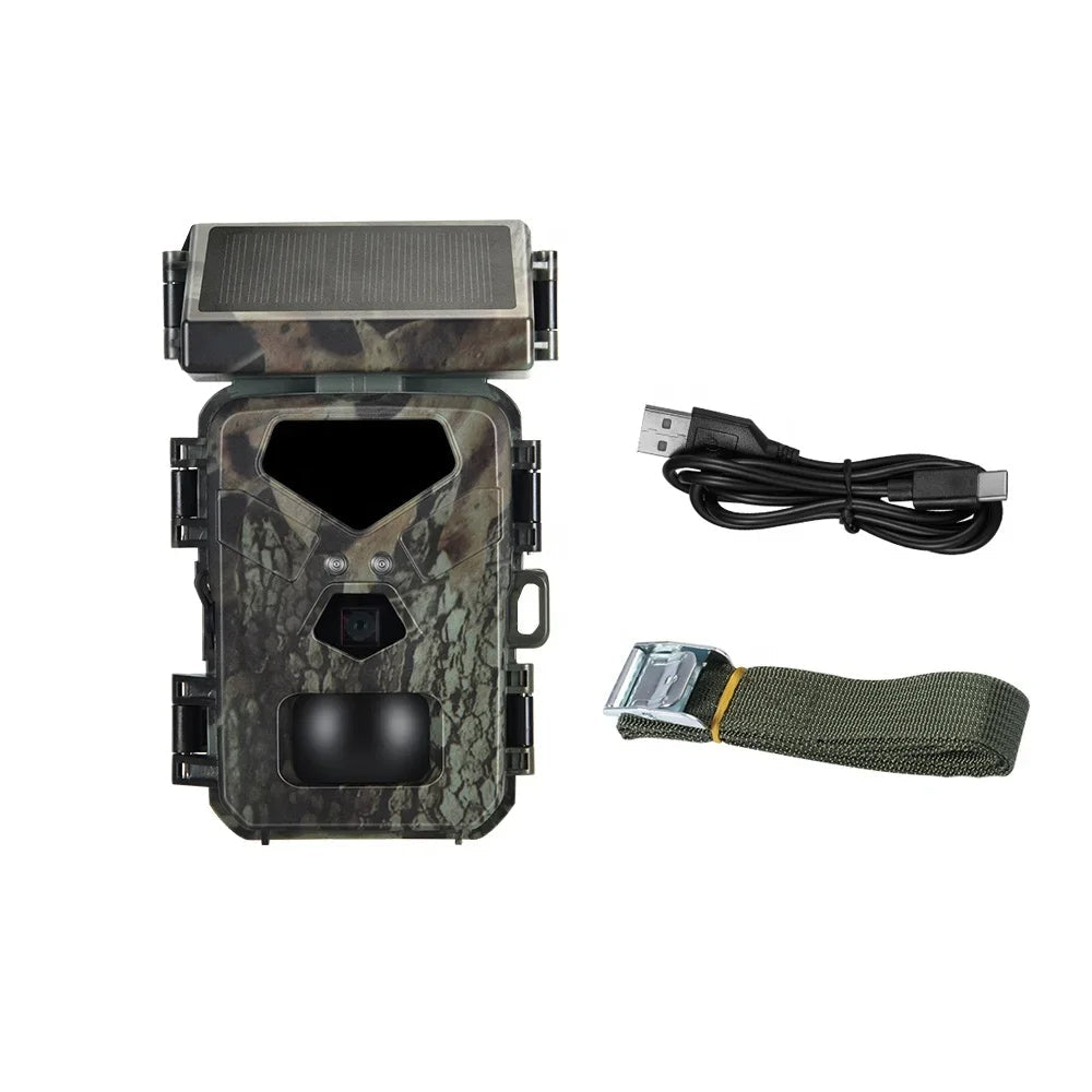 Solar Trail Camera with 20MP Photo and 1080P Video, Night Vision All Vera Mart