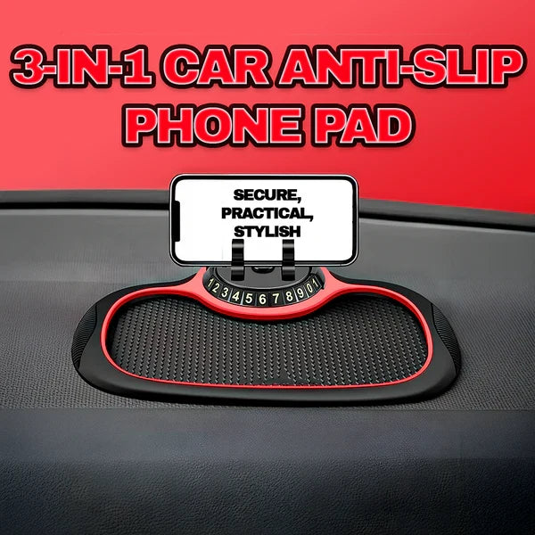 Dashboard Phone Holder with 360-Degree Rotation and Contact Number Tiles All Vera Mart